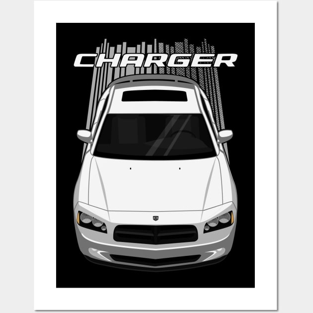 Charger RT 2006-2010 - White Wall Art by V8social